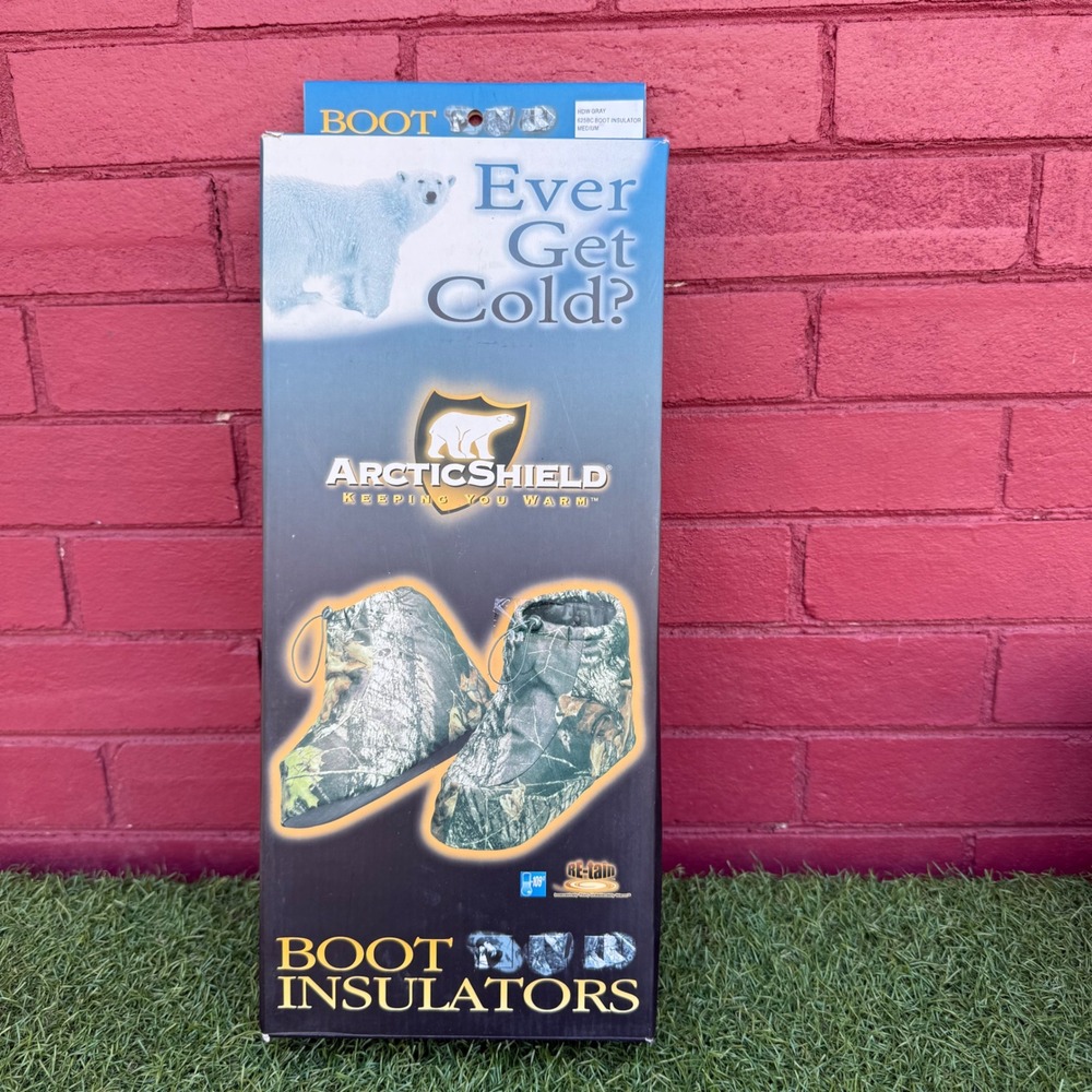 ArcticShield Boot Insulators Medium 8-9 Realtree Hardwoods Camo RE-tain Thermal